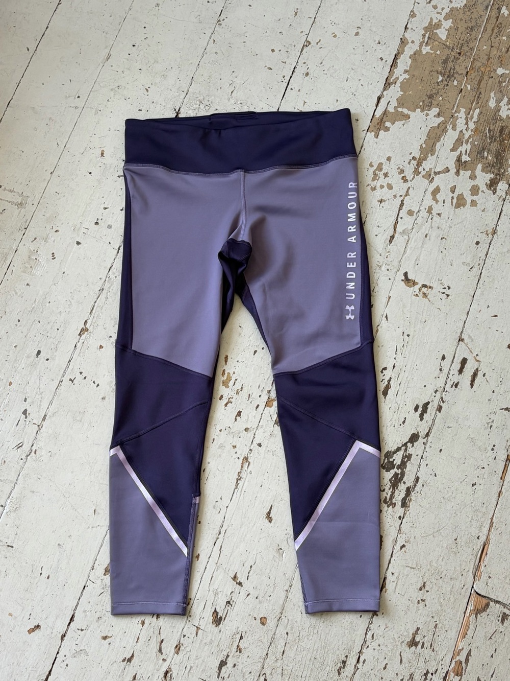 Under Armour Compression ColdGear Purple and Lavender Performance Leggings